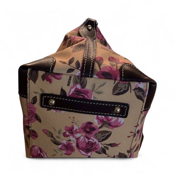 Dooney & Bourke Pink Floral Shoulder Bag - Picture 6 of 11